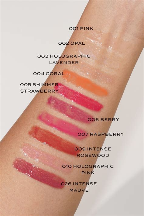 dior addict lip glow set|Dior lip gloss color chart.